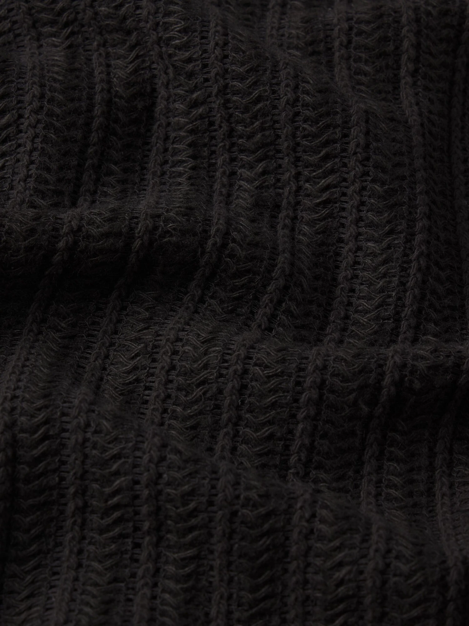 Crochet Short Sleeve Shirt -- Black 3 Crochet Short Sleeve Shirt -- Black - Image 3