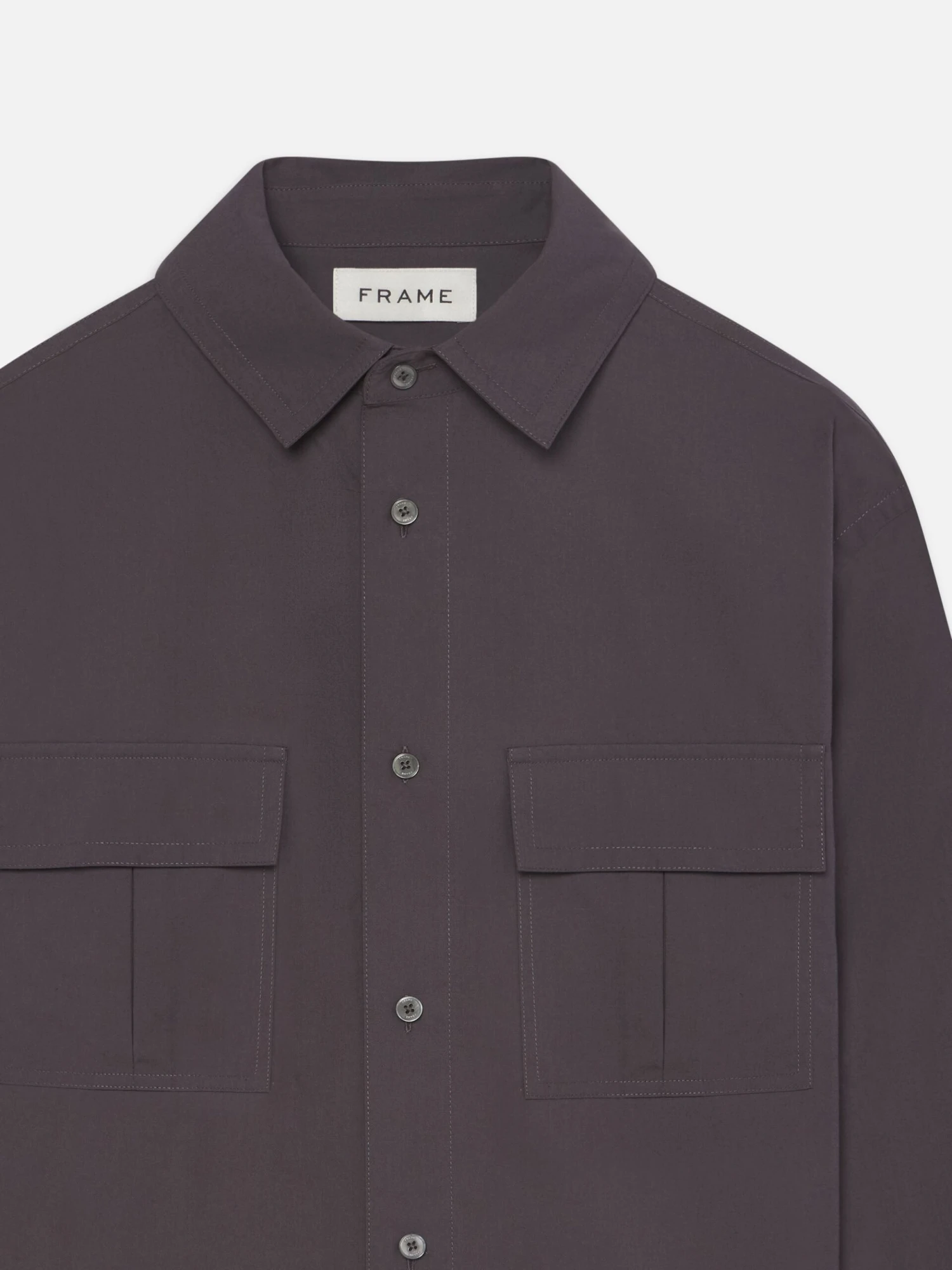 Multi Pocket Shirt -- Cloud Grey 2 Multi Pocket Shirt -- Cloud Grey - Image 2