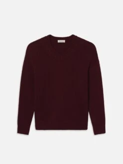 Oversized Sweater -- Burgundy