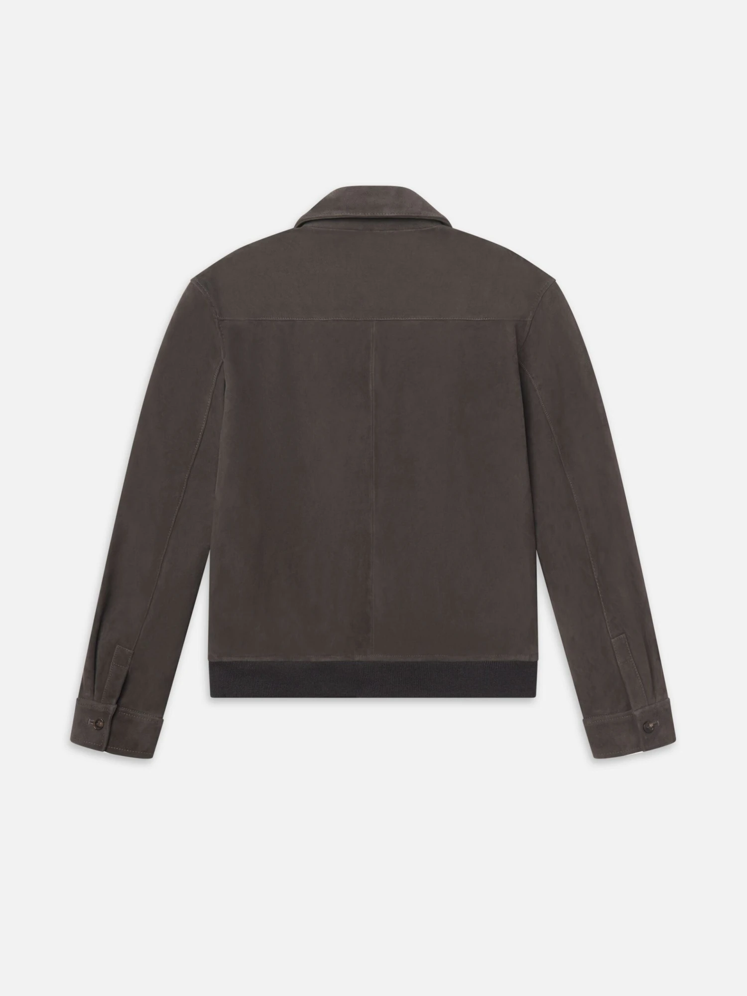 Suede Bomber Jacket -- Old Black 3 Suede Bomber Jacket -- Old Black - Image 3
