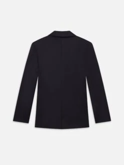 Single Breasted Blazer -- Dark Navy -Frame Fashion Shop MF25WBZ004 DKNV B