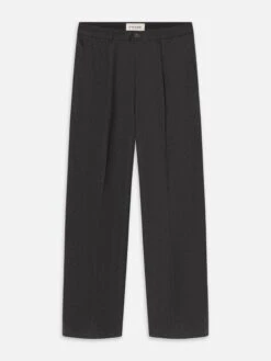 Wool Trousers -- Grey Melange