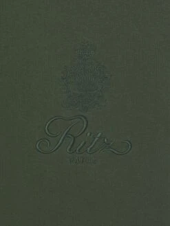 Ritz Unisex Tonal Logo Crewneck -- Hunter Green -Frame Fashion Shop MP25JSS006 HNGR DET EMBLEM V2