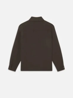 Double Face Shirt Jacket -- Mocha -Frame Fashion Shop MP25WJA007 MCH B