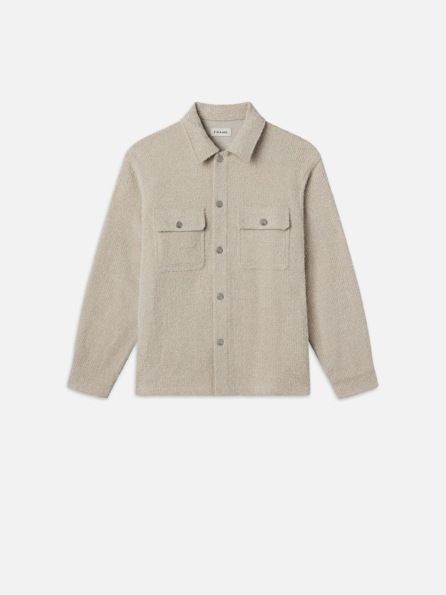 Tweed Overshirt Jacket -- Dove Tweed 1 Tweed Overshirt Jacket -- Dove Tweed