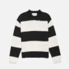 Striped Sweater -- Noir/White