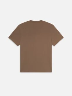 Light Cotton Tee -- Mauve 5 Light Cotton Tee -- Mauve -Frame Fashion Shop MS25JTE001 MAUV B