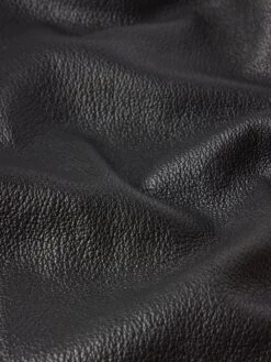 Leather Jacket -- Black -Frame Fashion Shop MS25LJA006 BLK FABRIC DETAIL