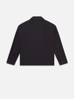 Double Pocket Over Shirt -- Dark Navy -Frame Fashion Shop MS25WSH004 DKNV B V2