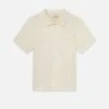 Open Weave Short Sleeve Shirt -- Cream