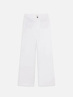 Le Pixie Slim Palazzo Modernist Pocket -- White