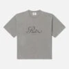 Ritz Men's Cropped Relaxed T Shirt -- Heather Grey