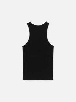 Ritz Women's Rib Tank -- Black -Frame Fashion Shop RW23JKT001 BLK BACK 0528