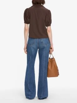 The Sailor Blouse -- Coffee -Frame Fashion Shop WE24WBL022 CFFE 2431