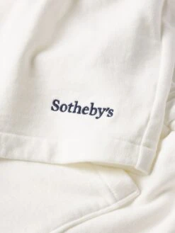 Sotheby’s Women's Sweat Short -- Cream -Frame Fashion Shop WE25JST002 CREA FABRICDETAIL