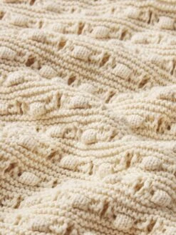 The Bauble Polo -- Cream -Frame Fashion Shop WE25KSW043 CREA FABRICDETAIL