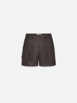 The Leather Scout Short -- Truffle