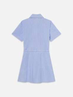 The Striped Safari Dress -- Oxford Blue Multi -Frame Fashion Shop WE25WDR009 OXBM B