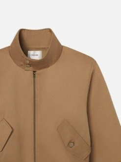 The Harrington Jacket -- Camel -Frame Fashion Shop WE25WJA005 CAML DET