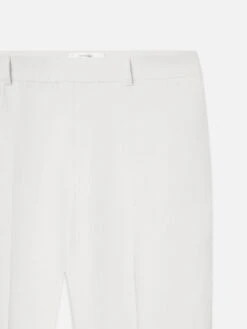 The Linen Trouser -- White -Frame Fashion Shop WE25WPA004 WHT DET