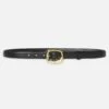 The Organic Buckle Belt -- Black