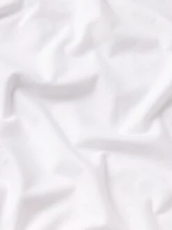 The Tennis Tee -- White -Frame Fashion Shop WF25JTE012 WHT FABRICDETAIL