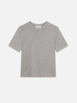 The Heather Plus One Tee -- Heather Grey