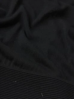 The Sleek Sweater -- Black -Frame Fashion Shop WF25KSW006 BLK FABRICDETAIL