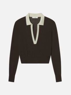 The Two Tone Polo -- Coffee Multi