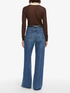 The Two Tone Polo -- Coffee Multi -Frame Fashion Shop WF25KSW013 COFM 7074