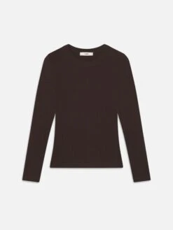 The Fine Cable Sweater -- Coffee