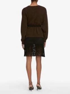 The Cashmere Brushed Sweater -- Coffee -Frame Fashion Shop WF25KSW020 CFFE WF25ABT007 BLK WF25LSK003 BLK 4914