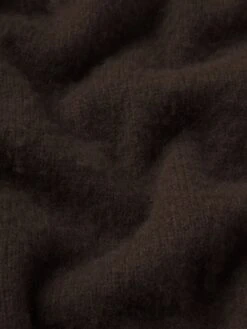 The Cashmere Brushed Sweater -- Coffee -Frame Fashion Shop WF25KSW020 CFFE FABRICDETAIL