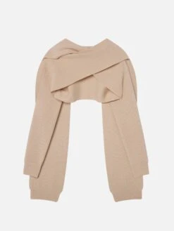 The Scarf Sweater -- Pink Sand