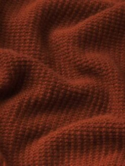 The Femme Cardi -- Rust -Frame Fashion Shop WF25KSW041 RUST FABRICDETAIL