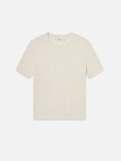 The Fine Cable Tee -- Cream
