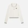 The Long Sleeve Tennis Polo -- White