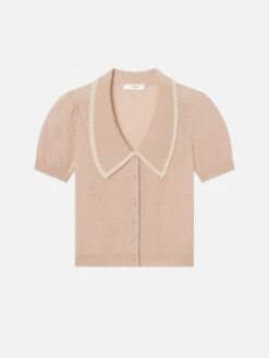 The Cashmere Sailor Sweater -- Pink Sand Multi