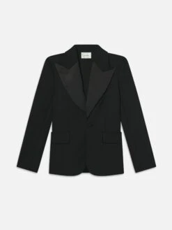 The Peak Lapel Blazer -- Black