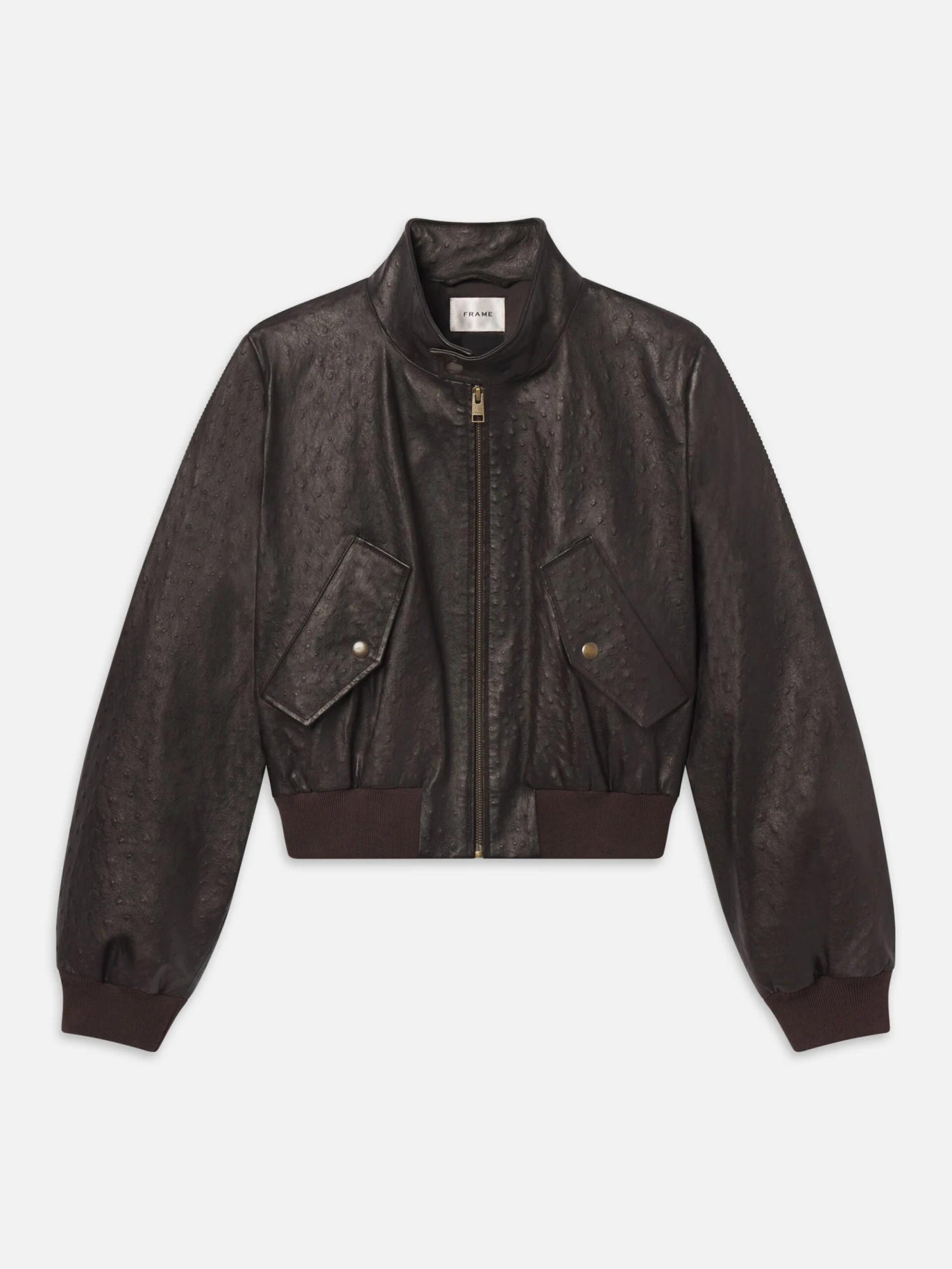 The Leather Harrington Jacket -- Coffee 1 The Leather Harrington Jacket -- Coffee