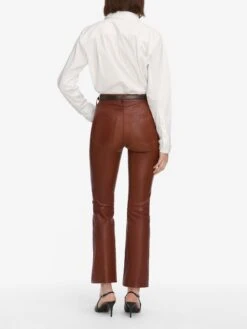 The Leather Reboot Crop -- Whiskey 12 The Leather Reboot Crop -- Whiskey -Frame Fashion Shop WF25LPA005 WHSK 1093