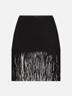 The Saddle Skirt -- Black
