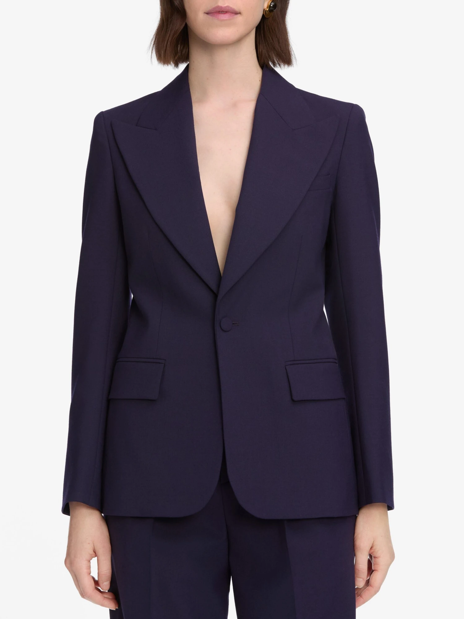 The Peak Lapel Blazer -- Royal Purple 3 The Peak Lapel Blazer -- Royal Purple - Image 3