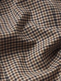 The Houndstooth Blazer -- Navy Multi -Frame Fashion Shop WF25WBZ004 NAMU FABRICDETAIL