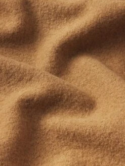 The Raglan Zip Front Jacket -- Camel 13 The Raglan Zip Front Jacket -- Camel -Frame Fashion Shop WF25WJA002 CAML FABRICDETAIL