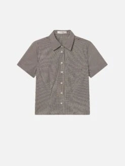 The Check Seaside Shirt -- Coffee Multi