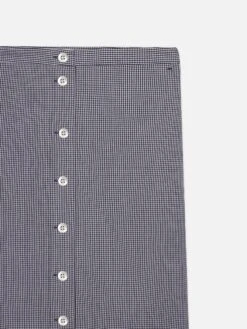 The Check Skirt -- Navy Multi -Frame Fashion Shop WF25WSK001 NAMU DET