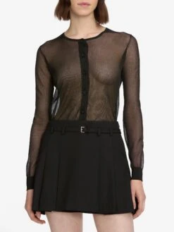 The Luxe Cardi -- Black -Frame Fashion Shop WF25WSK004 BLK WF25KSW022 BLK 12697