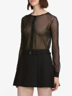 The Luxe Cardi -- Black -Frame Fashion Shop WF25WSK004 BLK WF25KSW022 BLK 12715