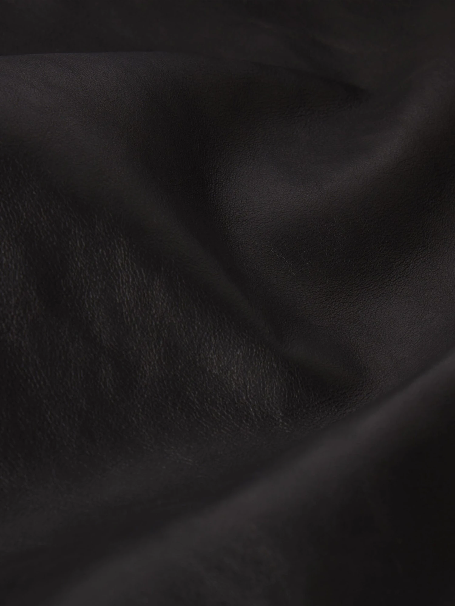 Tailored Leather Coat -- Black 5 Tailored Leather Coat -- Black - Image 5